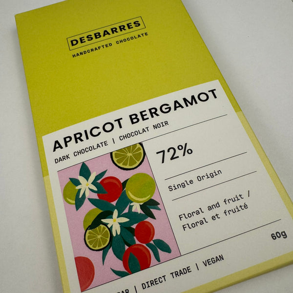 Apricot Bergamot Chocolate Bar