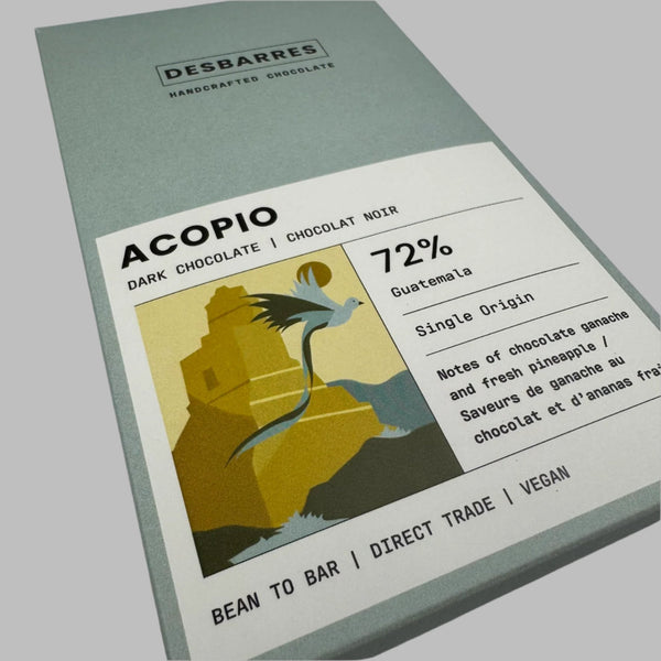 Acopio 72% Dark Chocolate Bar